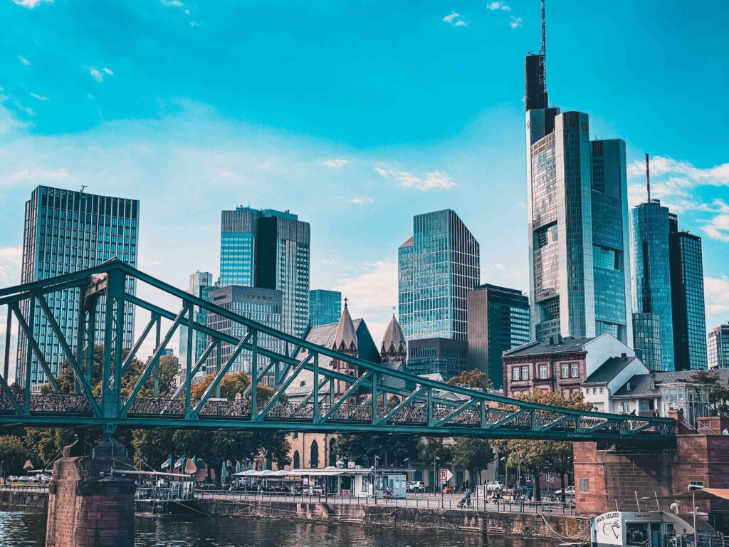 iron bridge, Frankfurt, germany