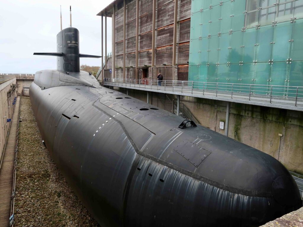 cherbourg, la cité de la mer, le redoutable