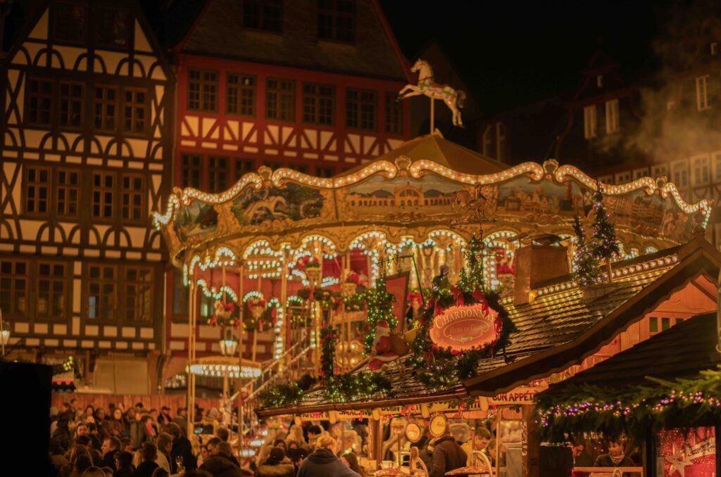 Marché de Noël, Francfort, Allemagne