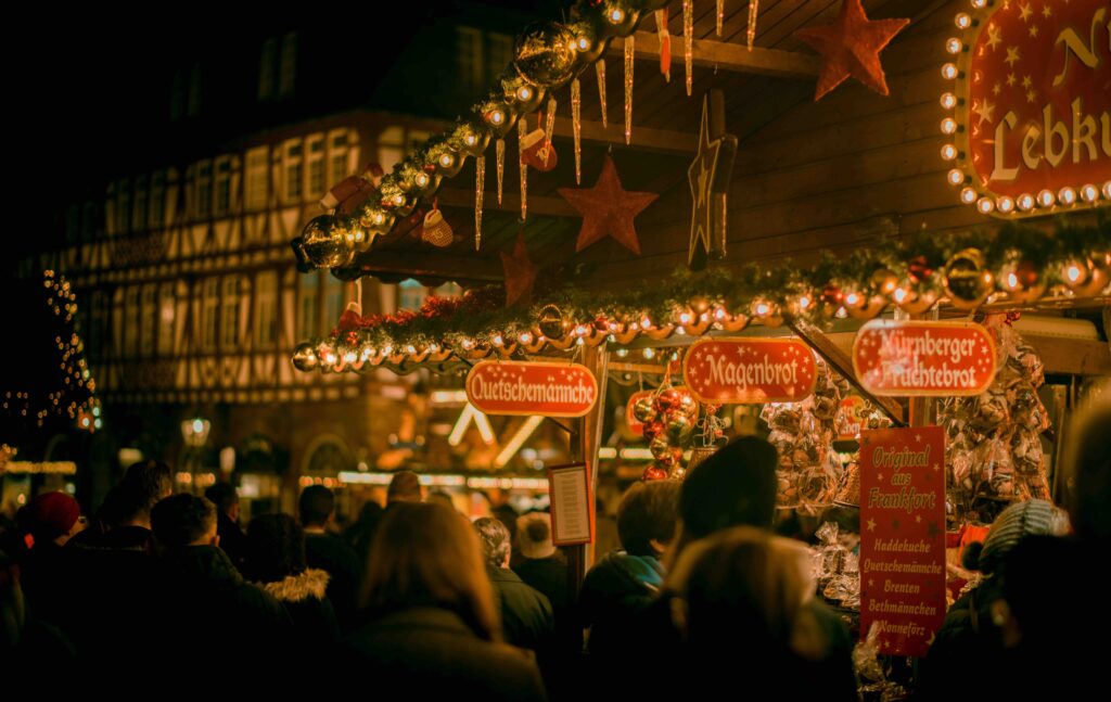 Marché de Noël, Francfort, Allemagne